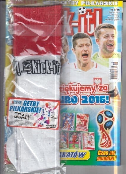 8/2016 JUST KICK-IT+ GETRY PIŁKARSKIE BIAŁO-CZERWO