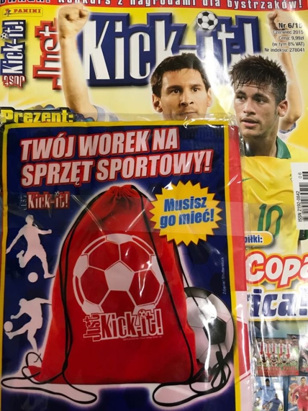 6/2015 JUST KICK-IT + PREZENT WOREK NA SPRZĘT SPORTOWY