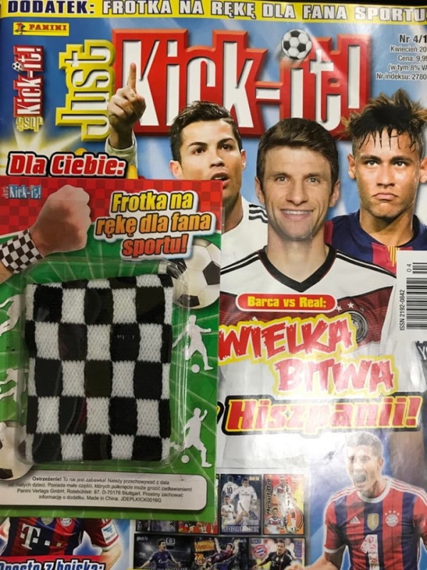 4/2015 JUST KICK-IT + PREZENT FROTKA NA RĘKĘ DLA FANA