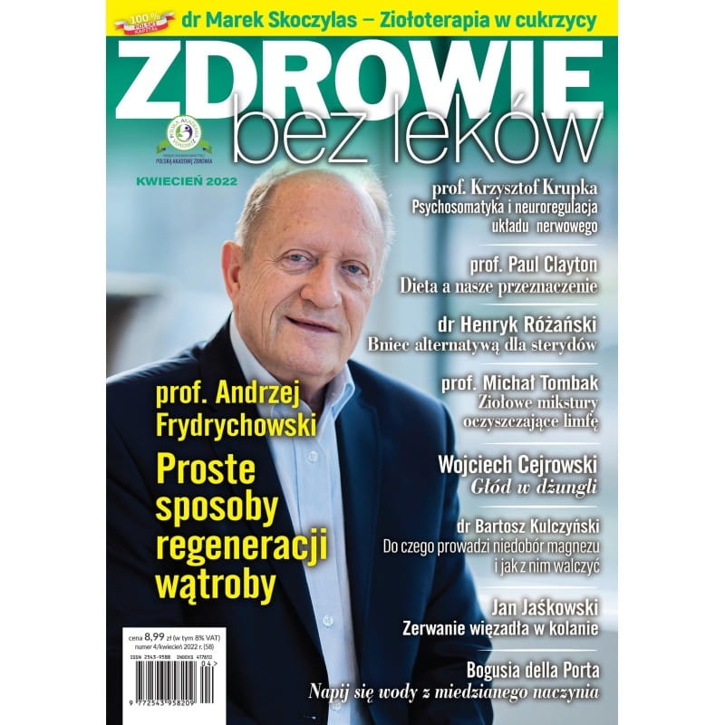 4/2022 ZDROWIE BEZ LEKÓW WĄTROBY PSYCHOSOMATYKA