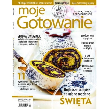 12/2019 MOJE GOTOWANIE KARP CIASTA Z BAKALIAMI