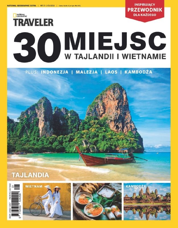 1/2022 TRAVELER 30 MIEJSC TAJLAND WIETNAM LAOS