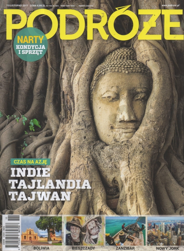 11/2017 PODRÓŻE INDIE TAJLANDIA TAJWAN