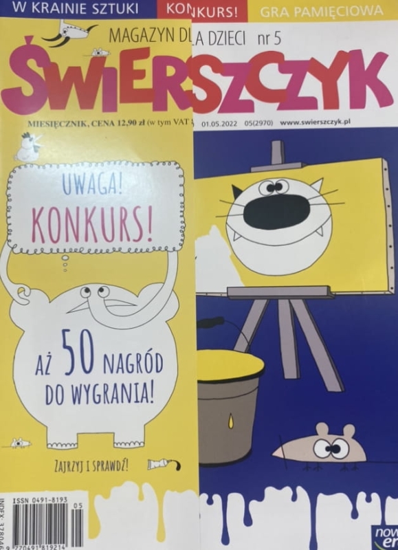 5/2022 ŚWIERSZCZYK MAGAZYN DLA DZIECI ZABAWA