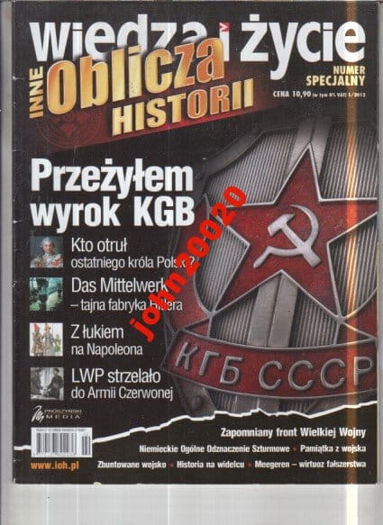 1/2012 WIEDZA I ŻYCIE HISTORIA.PRZEŻYŁEM WYROK KGB