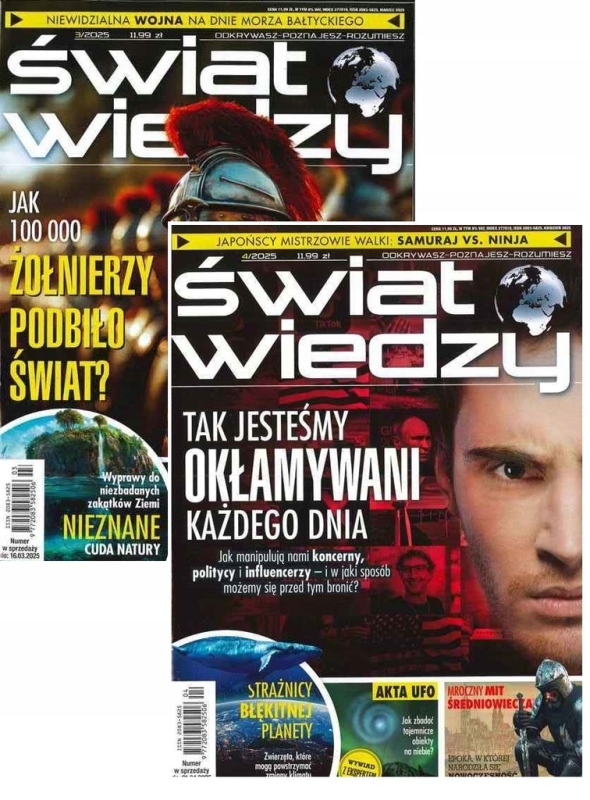 ŚWIAT WIEDZY ZESTAW X 2 3-4/2025