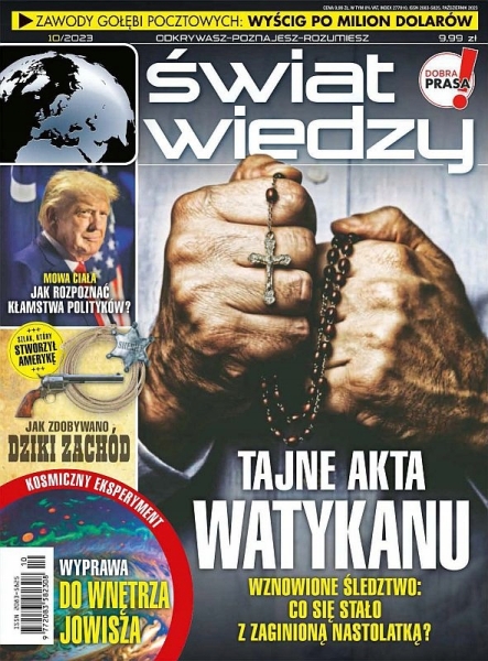 10/2023 ŚWIAT WIEDZY GOŁĘBIE POCZTOWE MOWA CIAŁA POLITYKÓW DZIKI ZACHÓD