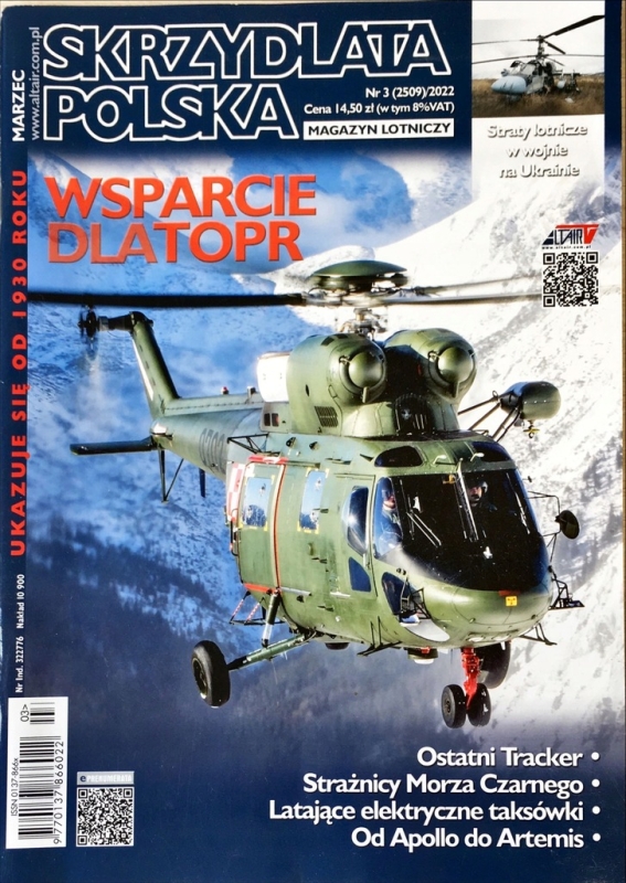 3/2022 SKRZYDLATA POLSKA SAMOLOTY LOTNICTWO MORZE CZARNE APOLLO ARTEMIS