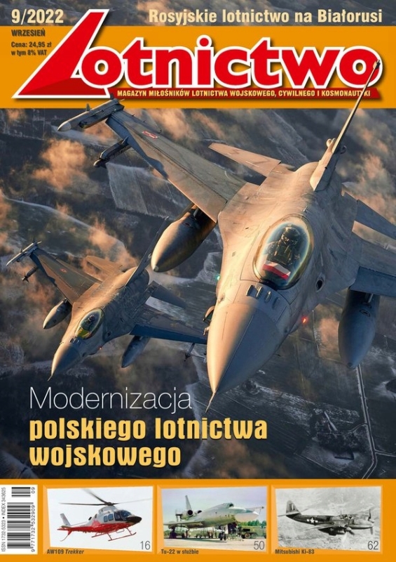 9/2022 LOTNICTWO AW109 TREKKER TU-22 MITSUBISHI