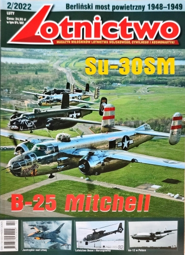 2/2022 LOTNICTWO SU-30SM B-25 MITCHELL