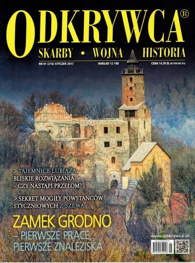 1/2017 ODKRYWCA ZAMEK GRODNO WOJNA HISTORIA