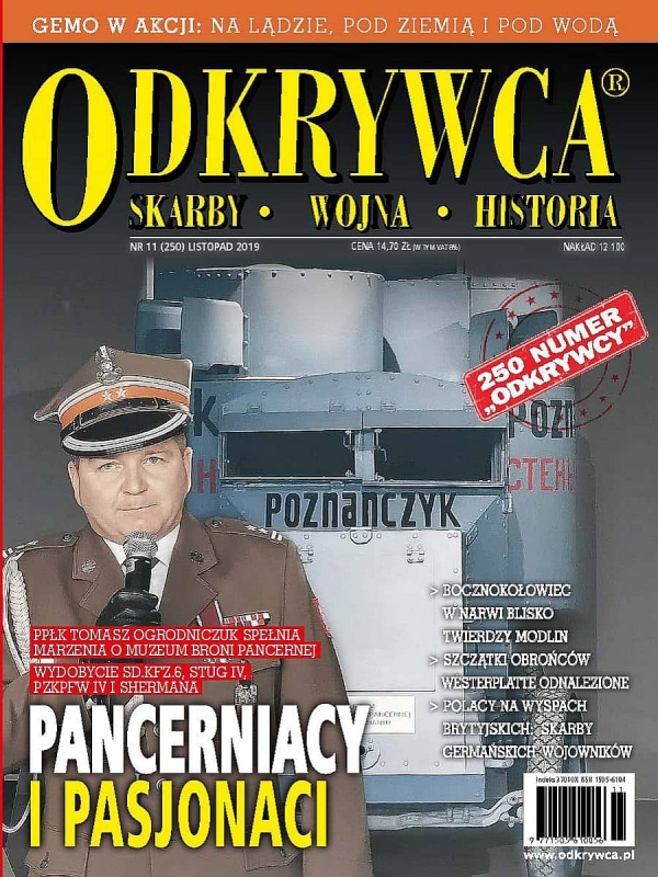 11/2019 ODKRYWCA TOMASZ OGRODNICZUK
