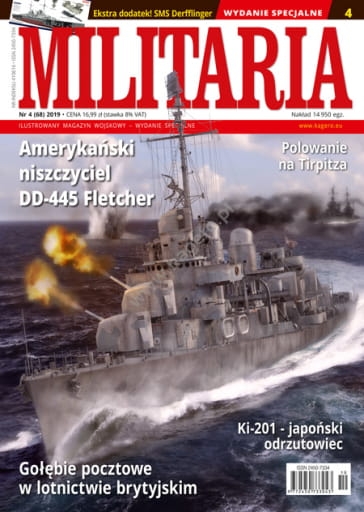 4/2019 MILITARIA DD 445 FLETCHER KI 201 JAPONIA