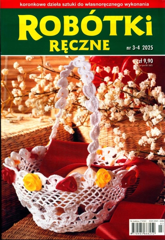 3-4/2025 ROBÓTKI RĘCZNE KORONKOWE DZIEŁA SZTUKI SERWETKI