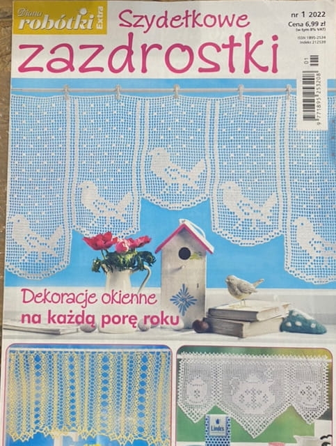 1/2022 DIANA ROBÓTKI SZYDEŁKOWE ZAZDROSTKI DEKORACJE