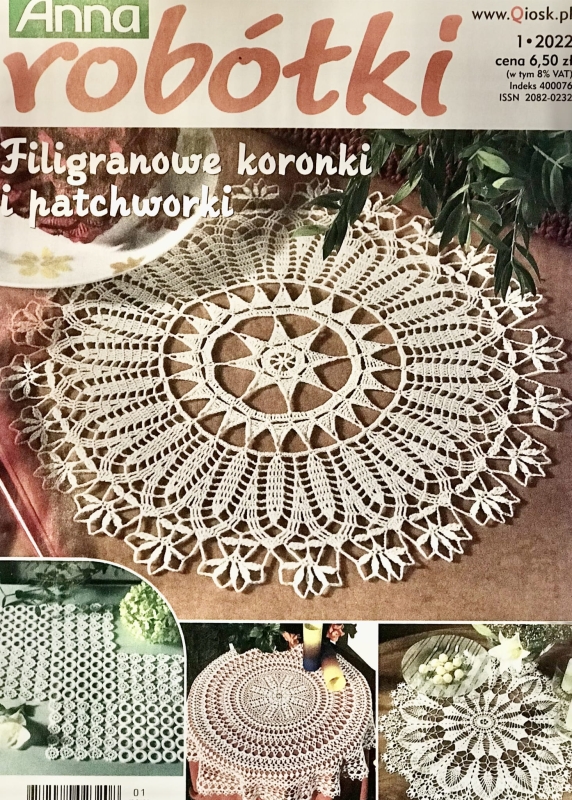 1/2022 ANNA ROBÓTKI FILIGRANOWE KORONKI PATCHWORKI