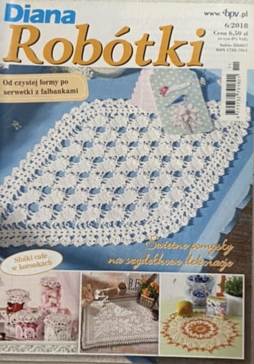 6/2018 DIANA ROBÓTKI KORONKI SERWETKI