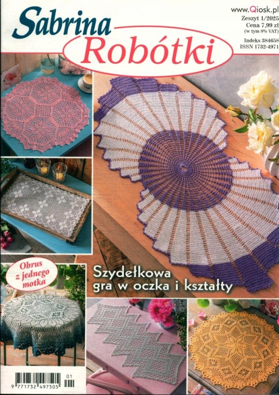 1/2025 SABRINA ROBÓTKI OBRUS Z JEDNEGO MOTKA