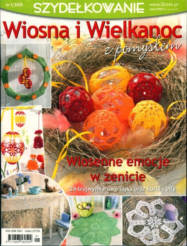1/2025 SZYDEŁKOWANIE WIELKANOC WIOSNA ROBÓTKI