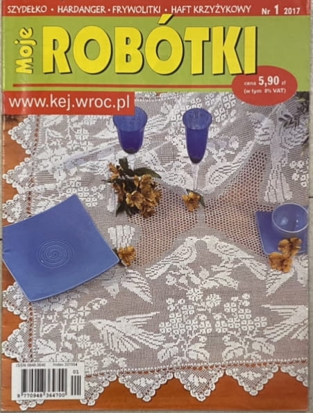 1/2017 MOJE ROBÓTKI SZYDEŁKO HAFT KRZYŻYKOWY
