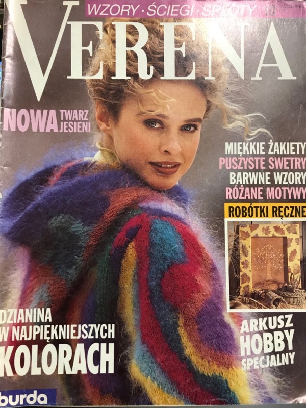 10/1991 VERENA DZIANINA ŻAKIETY SWETRY ROBÓTKI