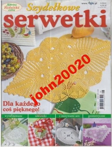 5/2015 SABRINA ROBÓTKI EXTRA.SZYDEŁKOWE SERWETKI