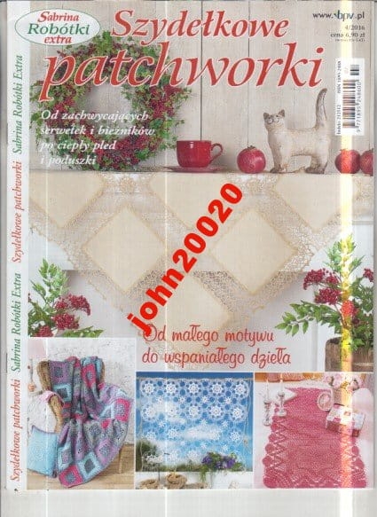 4/2016 SABRINA ROBÓTKI EXTRA,SZYDEŁKOWE PATCHWORKI