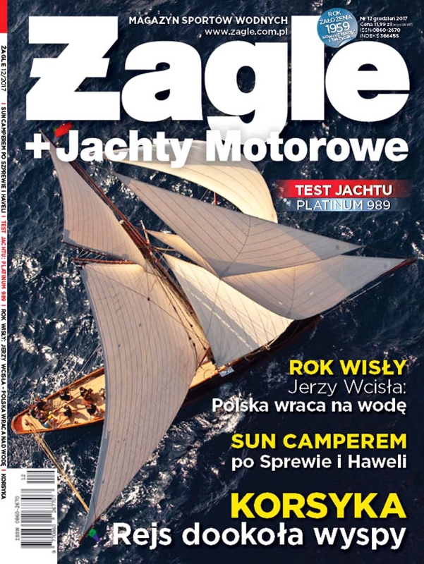 12/2017 ŻAGLE + JACHTY MOTOROWE KORSYKA