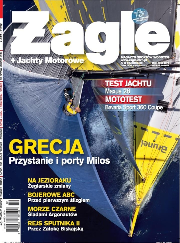 12/2014 ŻAGLE + JACHTY MOTOROWE GRECJA