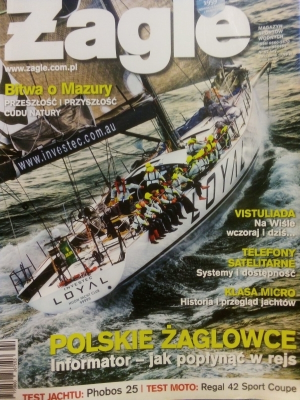 2/2011 ŻAGLE BITWA O MAZURY POLSKIE ŻAGLOWCE