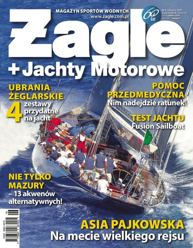 6/2019 ŻAGLE + JACHTY MOTOROWE ASIA PAJPOWSKA