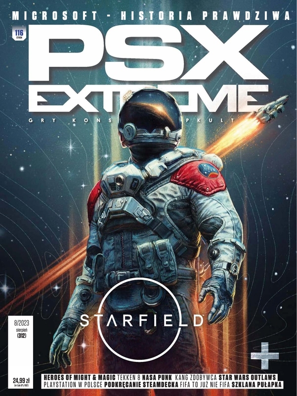 116 8/2023 PSX EXTREME GRY WIDEO STARFIELD HEROES NASA PUNK MICROSOFT HIST