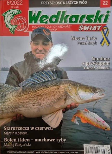 6/2022 WĘDKARSKI ŚWIAT MUCHOWE RYBY WĘDKA
