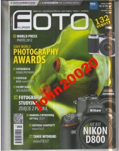 3/2012 FOTO KURIER.FOTOGRAFIA STUDYJNA,PRZYRODY