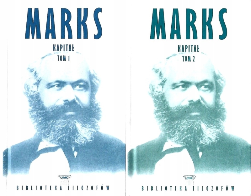 MARKS KAPITAŁ TOM 1-2 BIBLIOTEKA FILOZOFÓW TOM 38-39