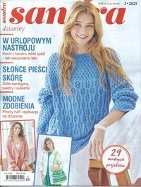 3/2025 SANDRA EXTRA DZIANINY KARDIGANY SWETRY SUKIENKI HAFT APLIKACJA