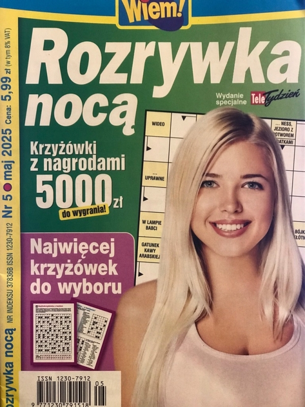 5/2025 ROZRYWKA NOCĄ KRZYŻÓWKI