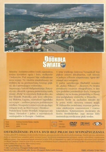 ISLANDIA NIEZWYKŁY KRANIEC EUROPY DOOKOŁA ŚWIATA DVD