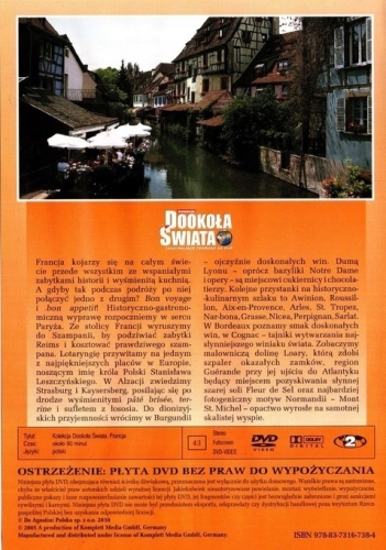 FRANCJA WYSMAKOWANA KRAINA DOOKOŁA ŚWIATA DVD