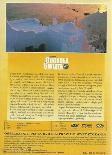 TUNEZJA W ORIENTALNYM DUCHU DOOKOŁA ŚWIATA DVD