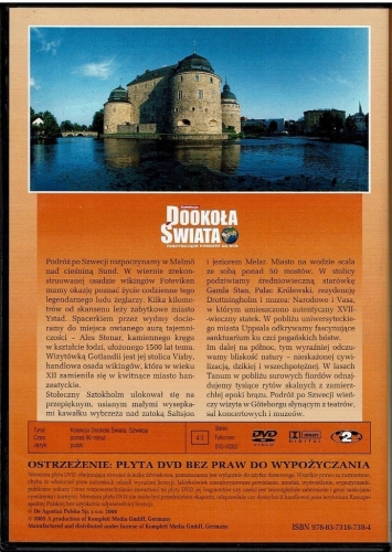 SZWECJA KRÓLESTWO PIĘKNE I ZAMOŻNE DOOKOŁA ŚWIATA DVD