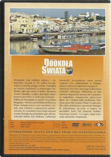 PORTUGALIA OJCZYZNA MELANCHOLIJNEGO FADO DOOKOŁA ŚWIATA DVD