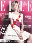 ELLE 12/2012.CAMERON DIAZ WINTER FASHION
