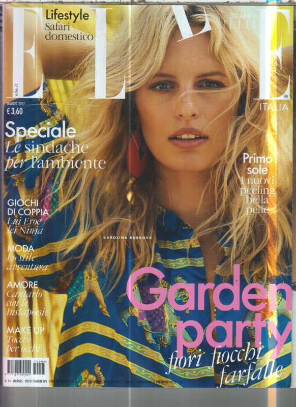5/2017 ELLE ITALIA  KAROLINA KURKOVA