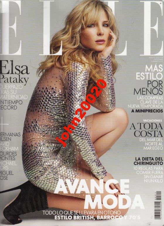 ELLE 9/2012 ELSA PATAKY,HERMANAS OLSEN