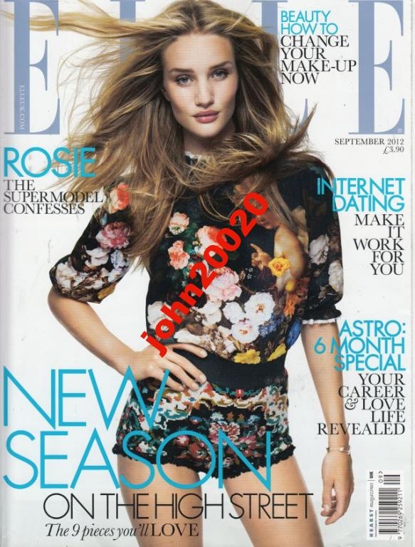ELLE 9/2012.ROSIE.NEW SEASON