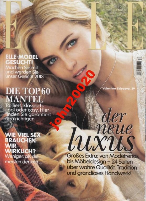 ELLE 10/2012.VALENTINA ZELYAEVA.