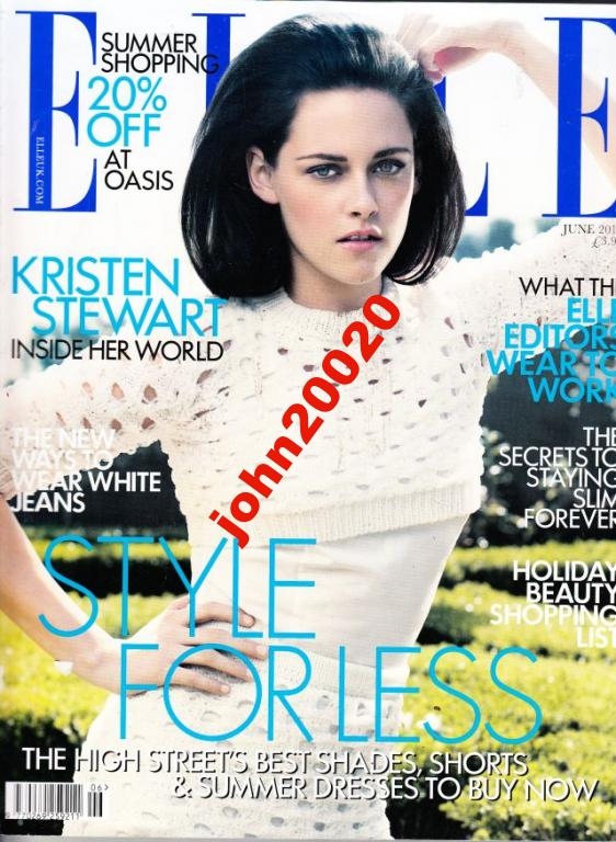 ELLE JUNE/2012 .STYLE FOR LESS.K.STEWART