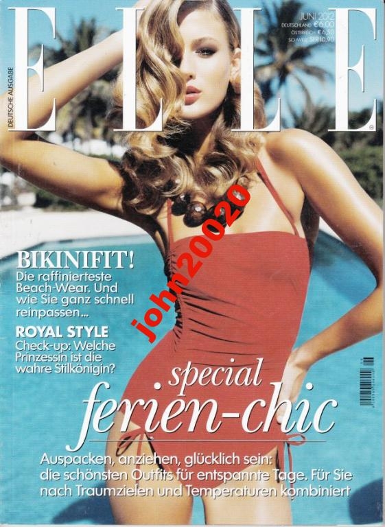 ELLE 6/2012.BIKINIFIT,FERIEN-CHIC