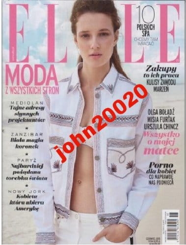 6/2015 ELLE.OLGA BOŁĄDŹ,MISIA FURTAK